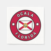 Ocala Florida Serviette (Vorderseite)