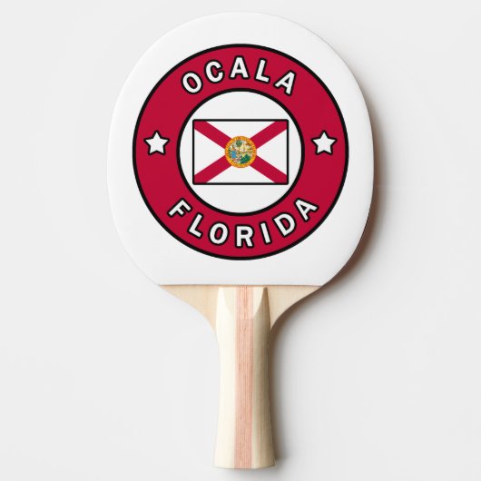 Ocala Florida Tischtennis Schläger (Vorderseite)