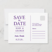 Ocala, Florida, Travel Postcard, Save The Date (Rückseite)
