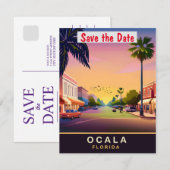 Ocala, Florida, Travel Postcard, Save The Date (Vorne/Hinten)