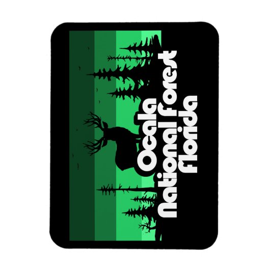 Ocala National Forest Florida Magnet (Vertikal)
