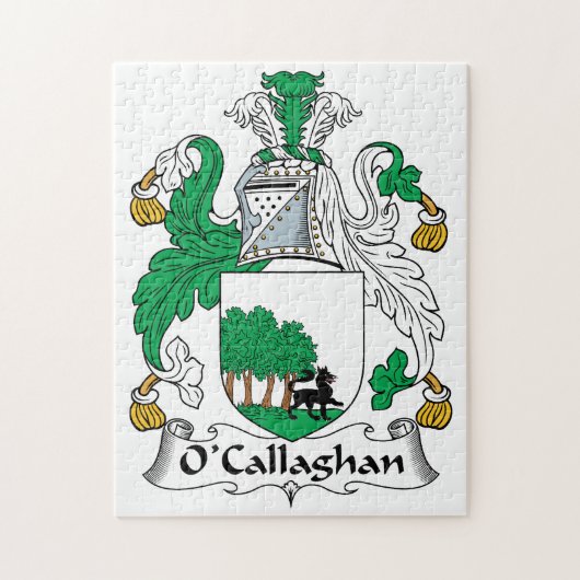 O'Callaghan-Familienwappen Puzzle (Vertikal)