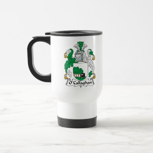 O'Callaghan-Familienwappen Reisebecher (Links)