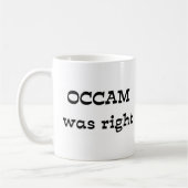 Ocam hatte recht kaffeetasse (Links)