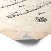 Ocarina Patent - Old Look Poster (Ecke)