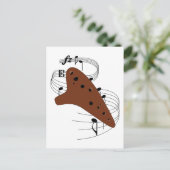 Ocarina Postkarte (Stehend Vorderseite)