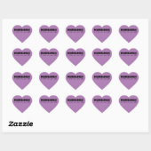 Ocarinaholic Life Heart Sticker (Blatt)