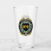 O'Carroll/Carroll Irish Shield Beer Glass Glas (Rückseite)