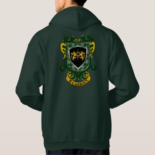 O'Carroll/Carroll Irish Shield Hoodie (Rückseite)