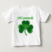 O'Carroll Kleeblatt Baby T-shirt (Vorderseite)