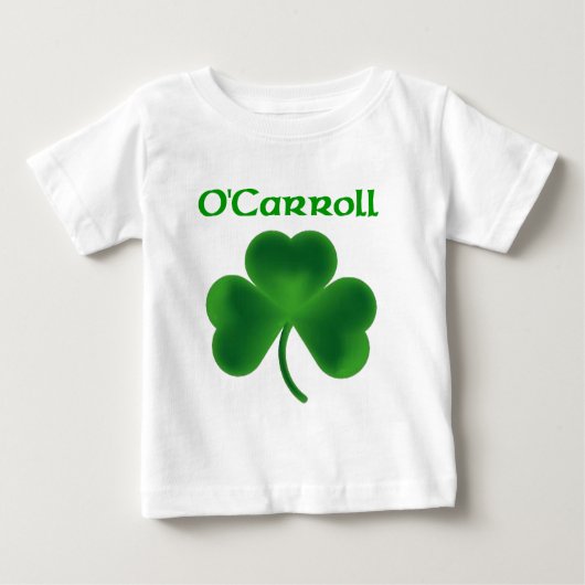 O'Carroll Kleeblatt Baby T-shirt (Vorderseite)