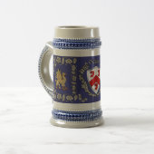 O'Casey/Casey Irish Shield Griffin Stein Bierglas (Vorderseite Links)