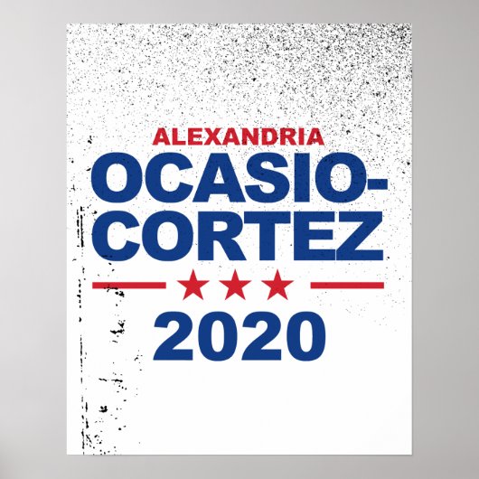 Ocasio-Cortez 2020 Poster (Vorne)
