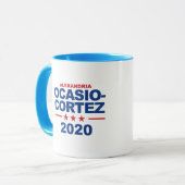 Ocasio-Cortez 2020 Tasse (Vorderseite Links)