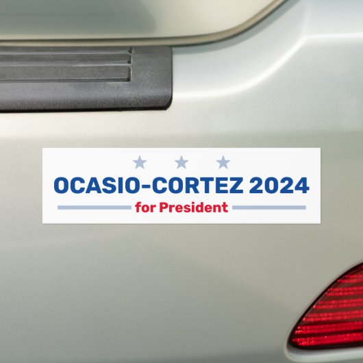 Ocasio-Cortez 2024 Autoaufkleber (Auf Auto)