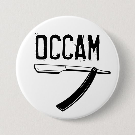 Occam-Razor Button (Vorderseite)