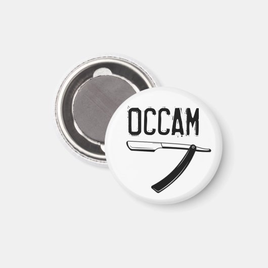 Occam-Razor Magnet (Vorderseite/Rückseite)