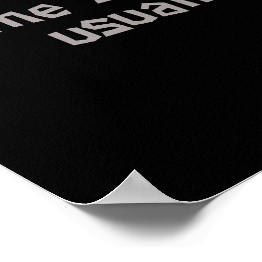 Occam-Razor-Prinzip Poster (Ecke)