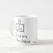 Occams Aftershave Kaffeetasse (Vorderseite Links)