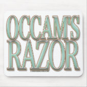 Occams Rasiermesser Mousepad (Vorne)