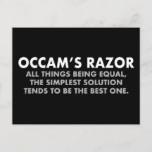 Occam's Razor Scientific Principle