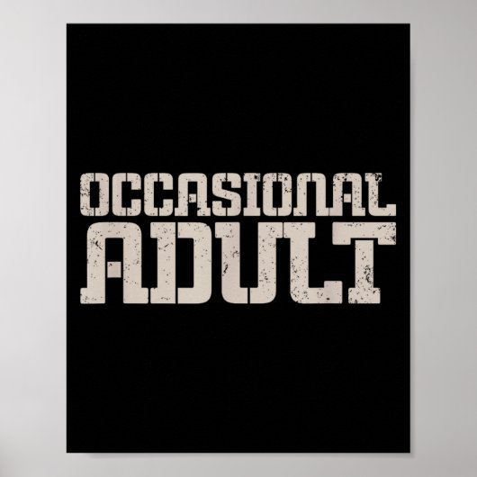 Occasional Adult  Poster (Vorne)