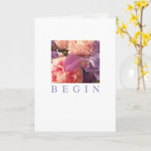 Occasions Card: Beginnen Karte (Gelbe Blume)
