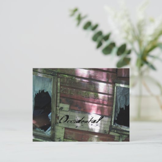 Occidental, Ca. Postkarte (Stehend Vorderseite)