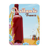 Occitanie Frankreich Landschaftsposter Magnet (Vertikal)