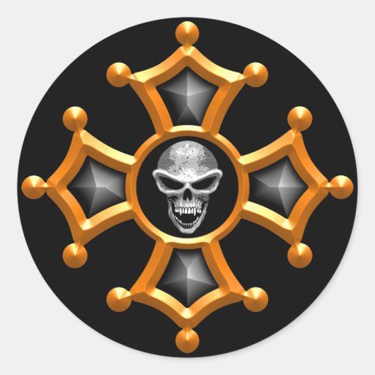 Occitans Rider Sticker (Vorderseite)