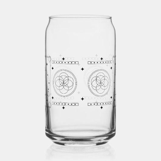 Occuled Sacred Geometry Celestial Glass Wrap Dosenglas (Links)