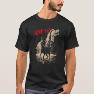 Occult Atheist Black Phillip Burning Church Bleibe T-Shirt