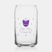 Occult Blakc Cat Gothic Trinkbehälter Dosenglas (Rückseite)