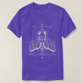 Occult Cicada Sacred Geometry T-Shirt (Design vorne)