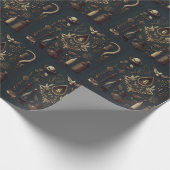 Occult Dark Alter Wrapping Paper Geschenkpapier (Ecke)