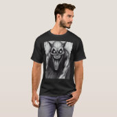 Occult Dark Horror Satanic Cat Demon Unholy Grunge T-Shirt (Vorne ganz)