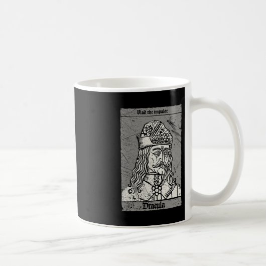 Occult Dracula - Vlad The Impaler Horror Vampire Kaffeetasse (Rechts)