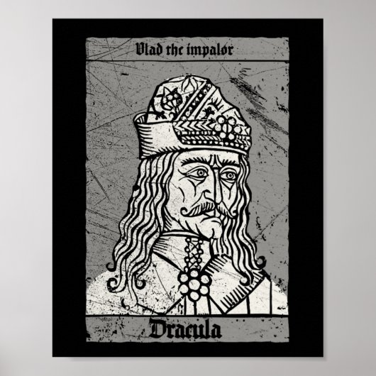 Occult Dracula - Vlad The Impaler Horror Vampire Poster (Vorne)