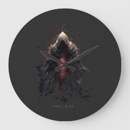 Occult Figure Dark Art Große Wanduhr