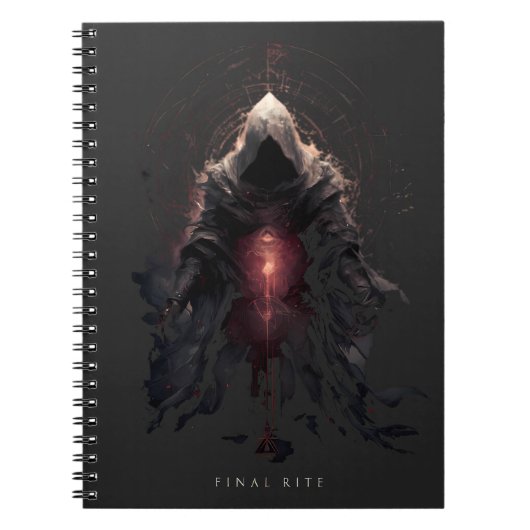 Occult Figure Dark Art Notizblock (Vorderseite)