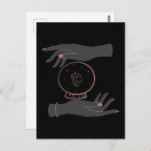 Occult Fortune Teller Wicca Goth Witchcraft Postkarte (Vorne/Hinten)