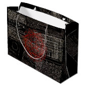 Occult Gift Bag Große Geschenktüte (Rückseite Schrägansicht)