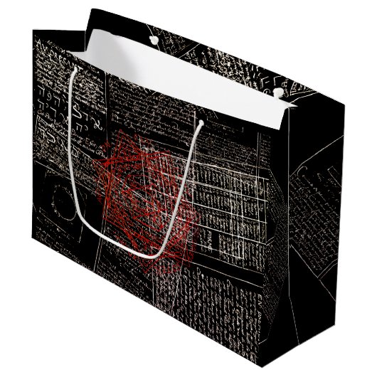 Occult Gift Bag Große Geschenktüte (Vorderseite Schrägansicht)