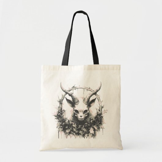 Occult Gothic Baby Baphomet Tragetasche (Vorne)