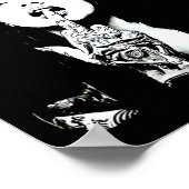 Occult Gothic Dark Satanic Nun Tattoos Unholy Nun Poster (Ecke)