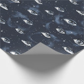 Occult Gothic Mystery Eyes Geschenkpapier (Ecke)