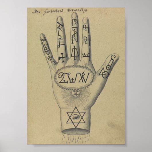 Occult Hand Poster (Vorne)