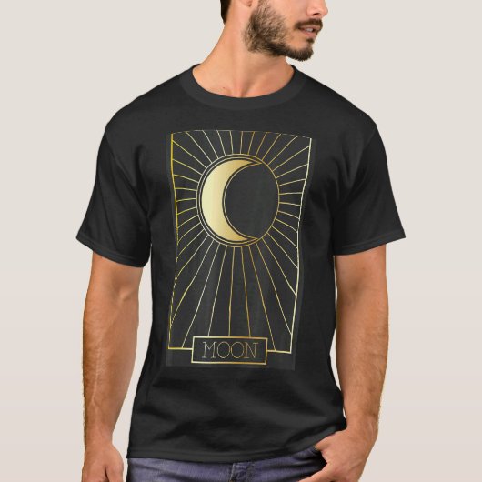 Occult Magic Celestial Moon Tarot Eclipse T-Shirt (Vorderseite)