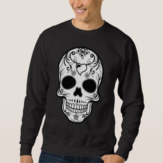 Occult Magic Day Of The Dead Skull Sweatshirt (Vorderseite)
