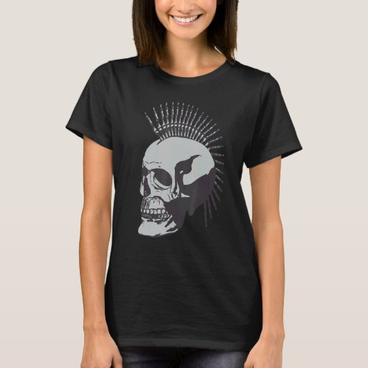 Occult Magic Skull Punk T-Shirt (Vorderseite)